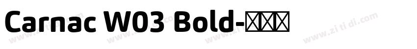 Carnac W03 Bold字体转换